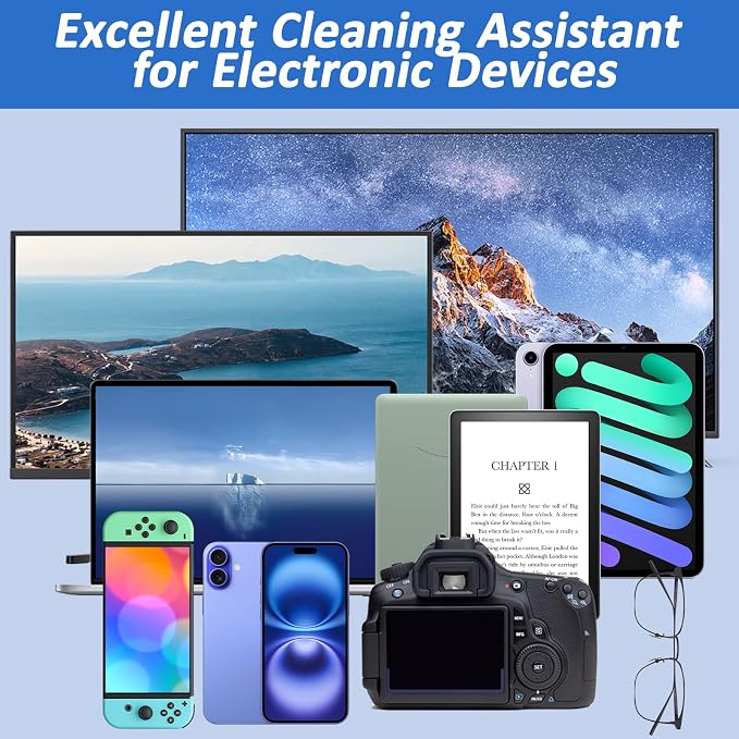 Screen Cleaner Spray and Wipe, Streak-Free Computer Screen Cleaner, Portable - Image 6