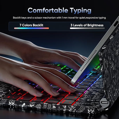 Keyboard Case for iPad Air 11 inch M2/M3 & iPad Pro 11 inch & iPad Air 4th/5th - Image 3