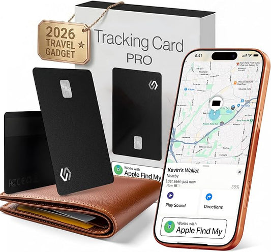 SPOTMINDERS Apple MFi Certified Wallet Tracker PRO Works by Spotminders