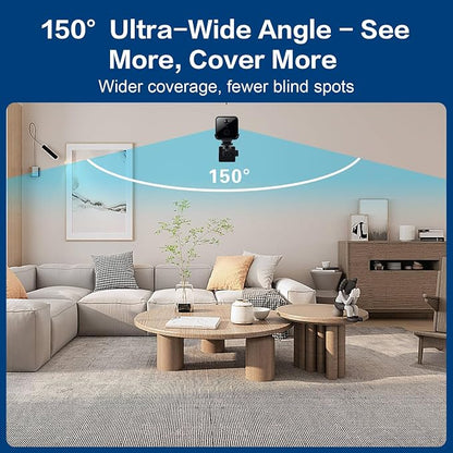 Wireless Small Indoor Security Camera, 32GB SD Card No Monthly Fee, Long - Image 7