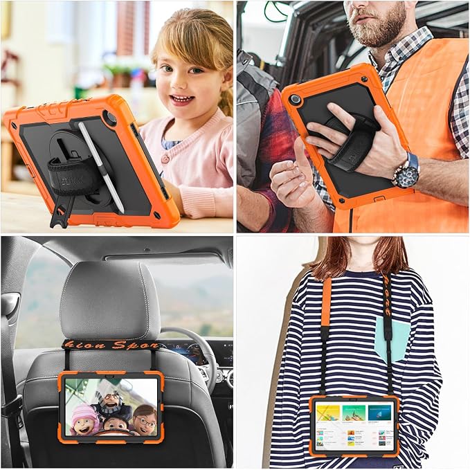 SEYMAC stock Case for Samsung Galaxy Tab A9+ Plus 11'', Full-Body Drop - Image 2