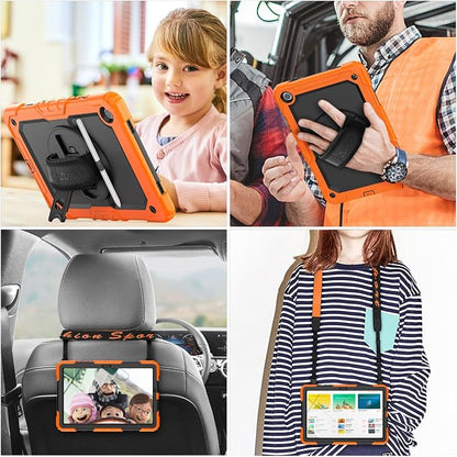 SEYMAC stock Case for Samsung Galaxy Tab A9+ Plus 11'', Full-Body Drop - Image 2