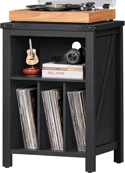Record Player Stand with Vinyl Record Storage by Joaxswe