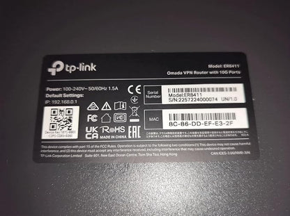 TP-Link ER8411 Enterprise Wired 10G VPN Router - Image 10