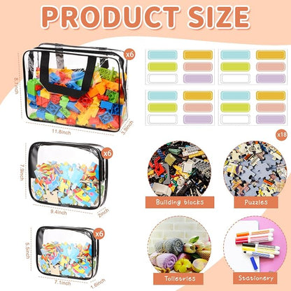 18 Packs Large Toy Storage Bags - Image 2