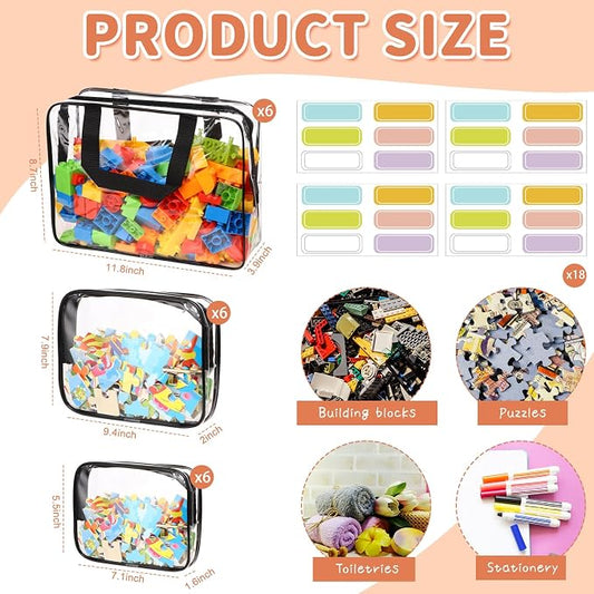 18 Packs Large Toy Storage Bags - Image 2