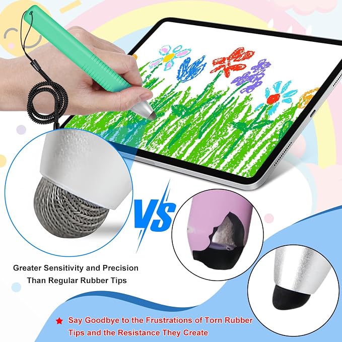 2pcs Kid-Friendly Stylus Pens for Touch Screens, Tablet Stylus Pen - Image 3