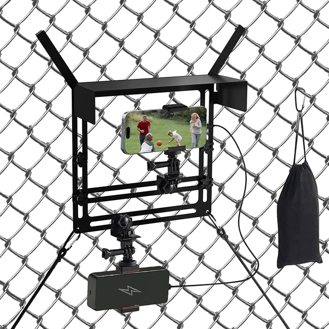 Cell Phone Fence Mount with Shade, Fence Phone Holder Mounting Kit by Unknown