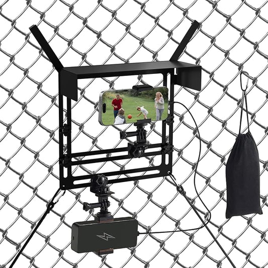 Cell Phone Fence Mount with Shade, Fence Phone Holder Mounting Kit by Unknown