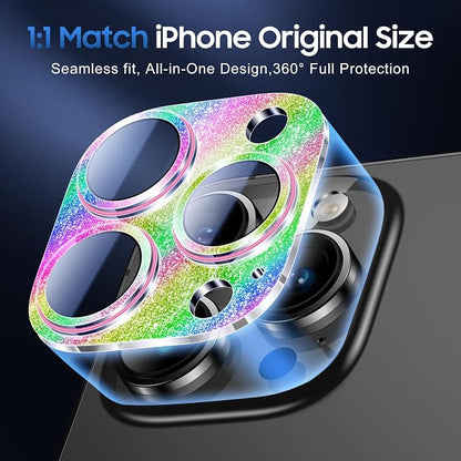 UniqueMe 3 Packs Compatible for iPhone 13 Pro Max/iPhone 13 Pro Camera Lens - Image 5