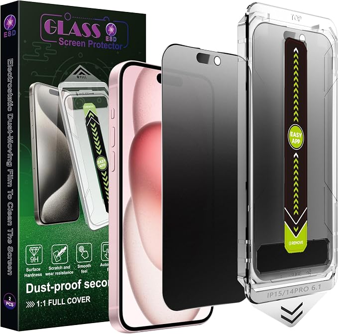 9H Tempered Glass, Anti-Glare, Full Coverage, Anti-Fingerprint, Auto Dust by SYSHANGYAN