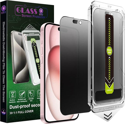 9H Tempered Glass, Anti-Glare, Full Coverage, Anti-Fingerprint, Auto Dust by SYSHANGYAN