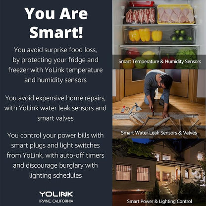 YoLink Smart Thermostat, Now Heat Pump Compatible, Android & iOS App, YoLink - Image 3