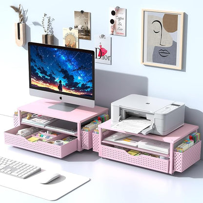 Desk Organizer and Accessories, Computer Monitor Stand Riser - Image 7