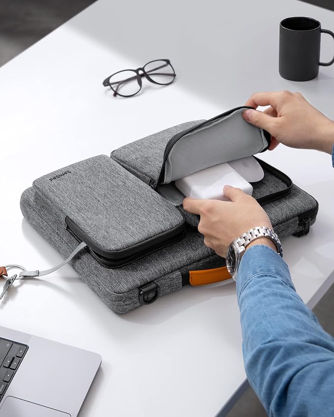 tomtoc Laptop Shoulder Bag for 14 Inch MacBook Pro M4/M3/M2/M1 Pro/Max 2024-2021 - Image 8
