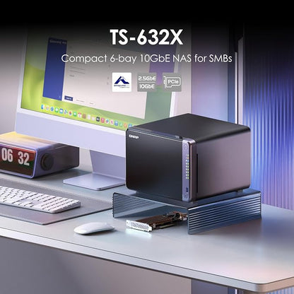 QNAP TS-632X-4G-US 6 Bay 10GbE Desktop NAS - Image 2
