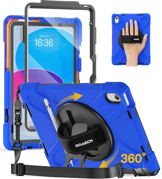 BRAECN for iPad 11th/10th Generation case 11/10.9 inch 2025/2022 Heavy Duty by BRAECN