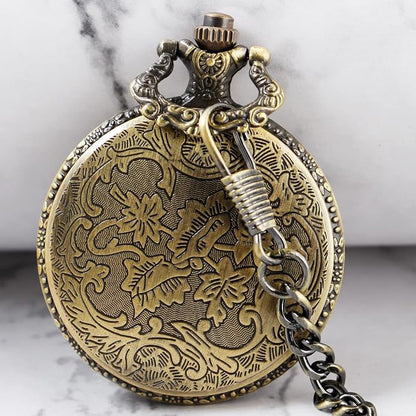 Men's Pocket Watch, Arabic Digital Dial Pocket Watches - Image 4