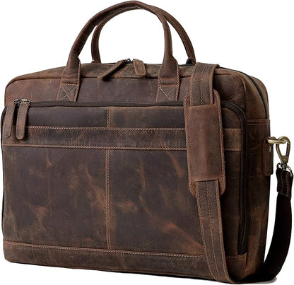 VC VINTAGE COUTURE Leather briefcase bag by VCVINTAGECOUTURE