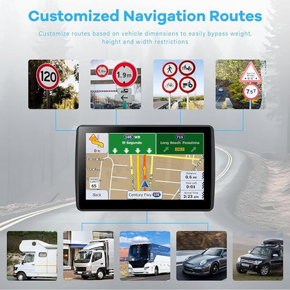 7 Inch GPS Navigator for Car Truck RV, 2026 Latest Map GPS for Car - Image 2