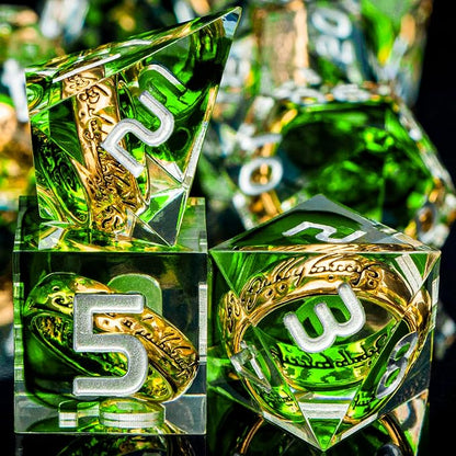 Magic Golden Ring DND Dice Set - Image 7