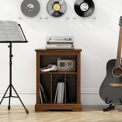 Farmhouse Record Player Stand, 3 Tier End Table, Turntable Stand - Image 7