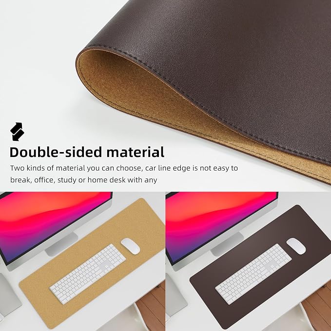 Leather Double-Sided Desk Pad - Image 2