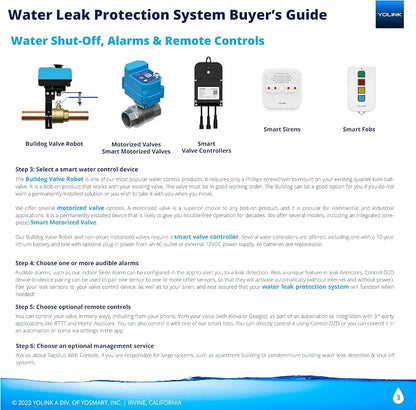 YoLink X3 Version Smart Water Leak Protection Kit: X3 Valve Controller - Image 5