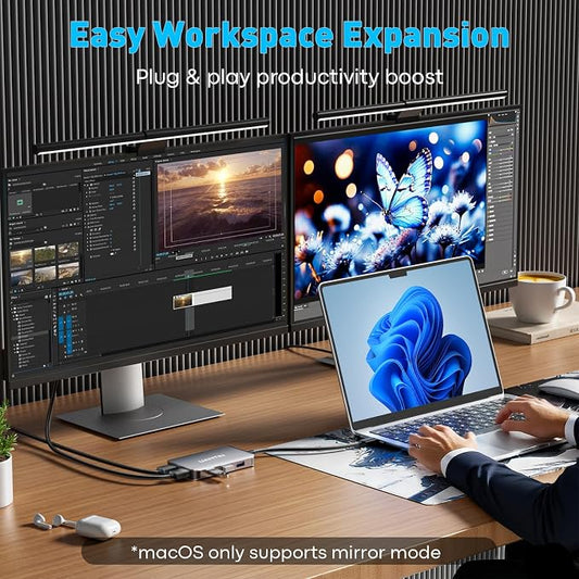 USB C Docking Station Dual Monitor - Image 2