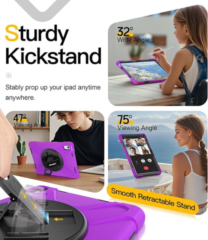 BRAECN for iPad 11th/10th Generation case 11/10.9 inch 2025/2022 Heavy Duty - Image 5