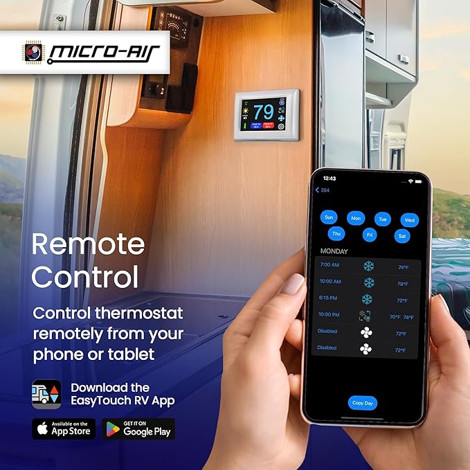 MICRO-AIR EasyTouch Digital RV Thermostat Replacement - Image 2