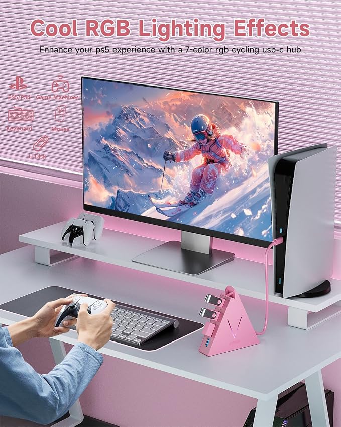 USB C Hub, Type C to 4 USB 3.0 Ports - Image 6