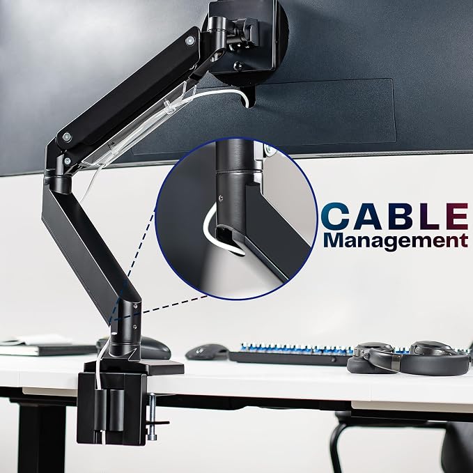 VIVO Premium Aluminum Heavy Duty Monitor Arm - Image 8