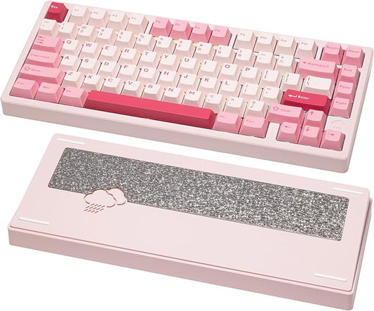 KEEBMONKEY WOBKEY Rainy 75 CNC Aluminum HMX/JWK/Cocoa Switches Triple-Mode by KEEBMONKEY
