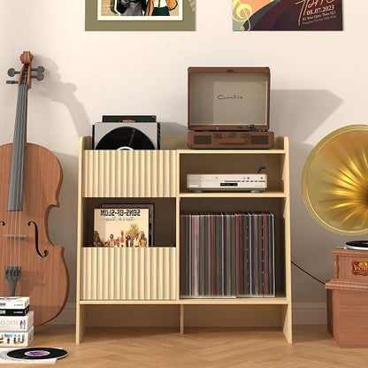 Record Player Stand with Vinyl Storage - Image 7