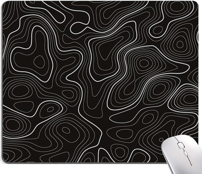 Topographic Contour Map Mouse Pad by SANWUMIAN
