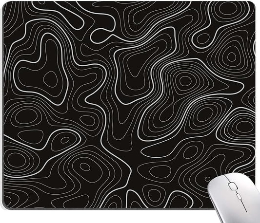 Topographic Contour Map Mouse Pad by SANWUMIAN