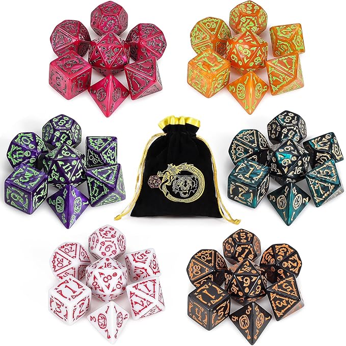 CiaraQ DND Polyhedral Dice Set by CiaraQ