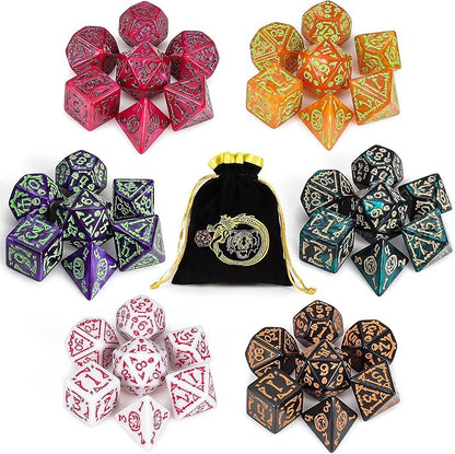 CiaraQ DND Polyhedral Dice Set by CiaraQ