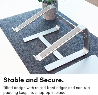 Macally Aluminum Laptop Stand for Desk - Image 2