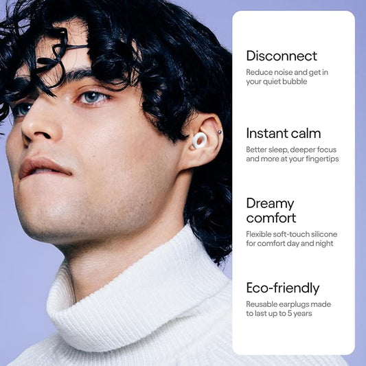 Loop Quiet 2 Ear Plugs Ultra-Comfy Reusable Noise-Reducing Earplugs - Image 2