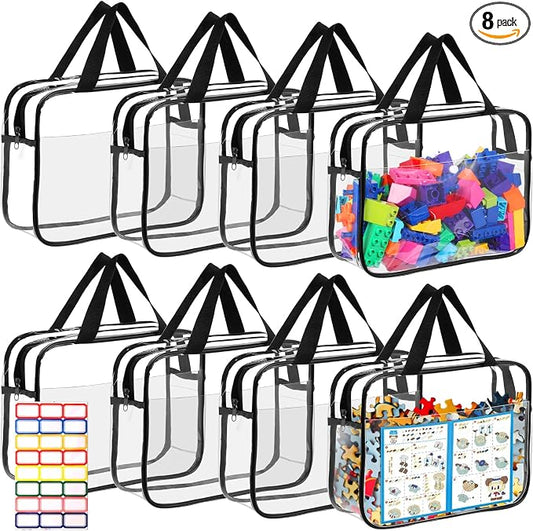 8 Packs Large Toy Storage Bags by BOBOKA