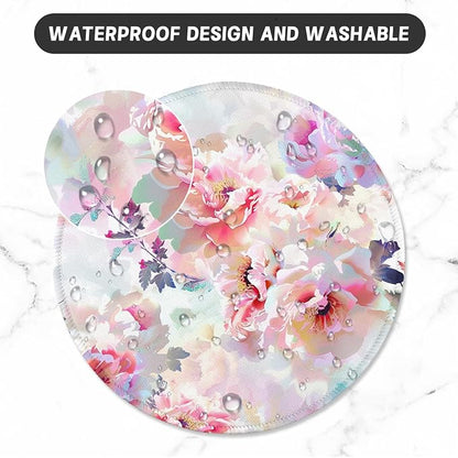 ITNRSIIET Round Mouse Pad with Stitched Edge Premium-Textured Waterproof - Image 5