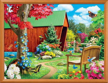 MasterPieces - 300 Piece Jigsaw Puzzle, Large EZ Grip Shapes, Bridge of Hope - Image 9