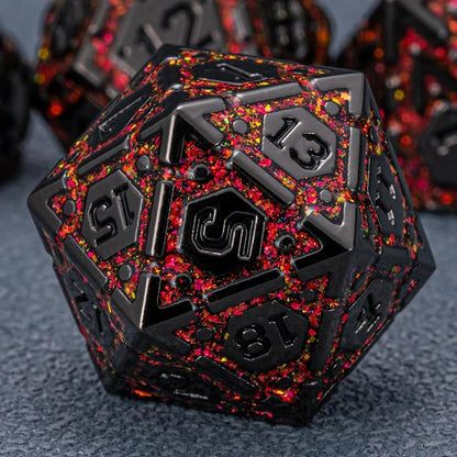 DND Metal Dice Set, Polyhedral Dice Set by Unknown