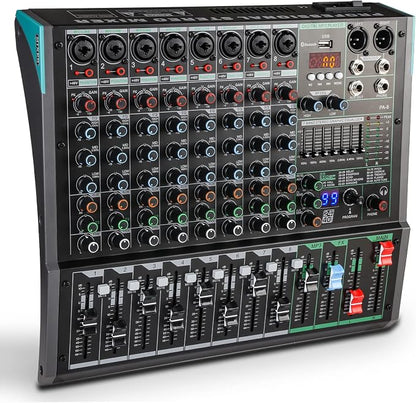 8 Channel Dj Mixer, Dj Board for Pa Stage systems by MADOWL