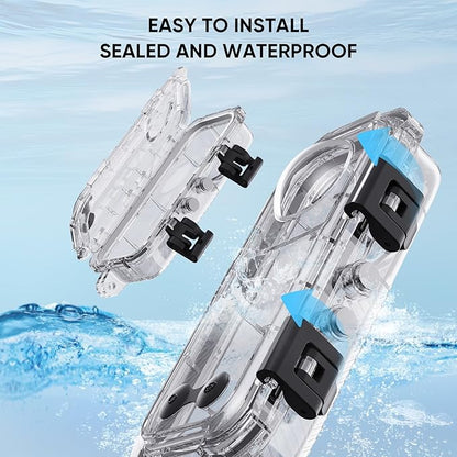 HONGDAK Invisible Dive Case for Insta360 X4, 45m/147ft Waterproof Case - Image 4