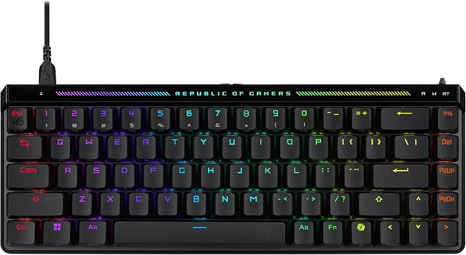 ROG Falchion Ace HFX 65% Hall Effect Gaming Keyboard – HE Magnetic Switches by ASUS