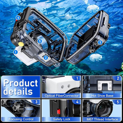 Sea frogs Waterproof Camera Housing Compatible - Image 3