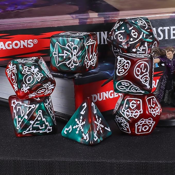 CiaraQ Polyhedral Dice Set, 6 Colors - Image 5